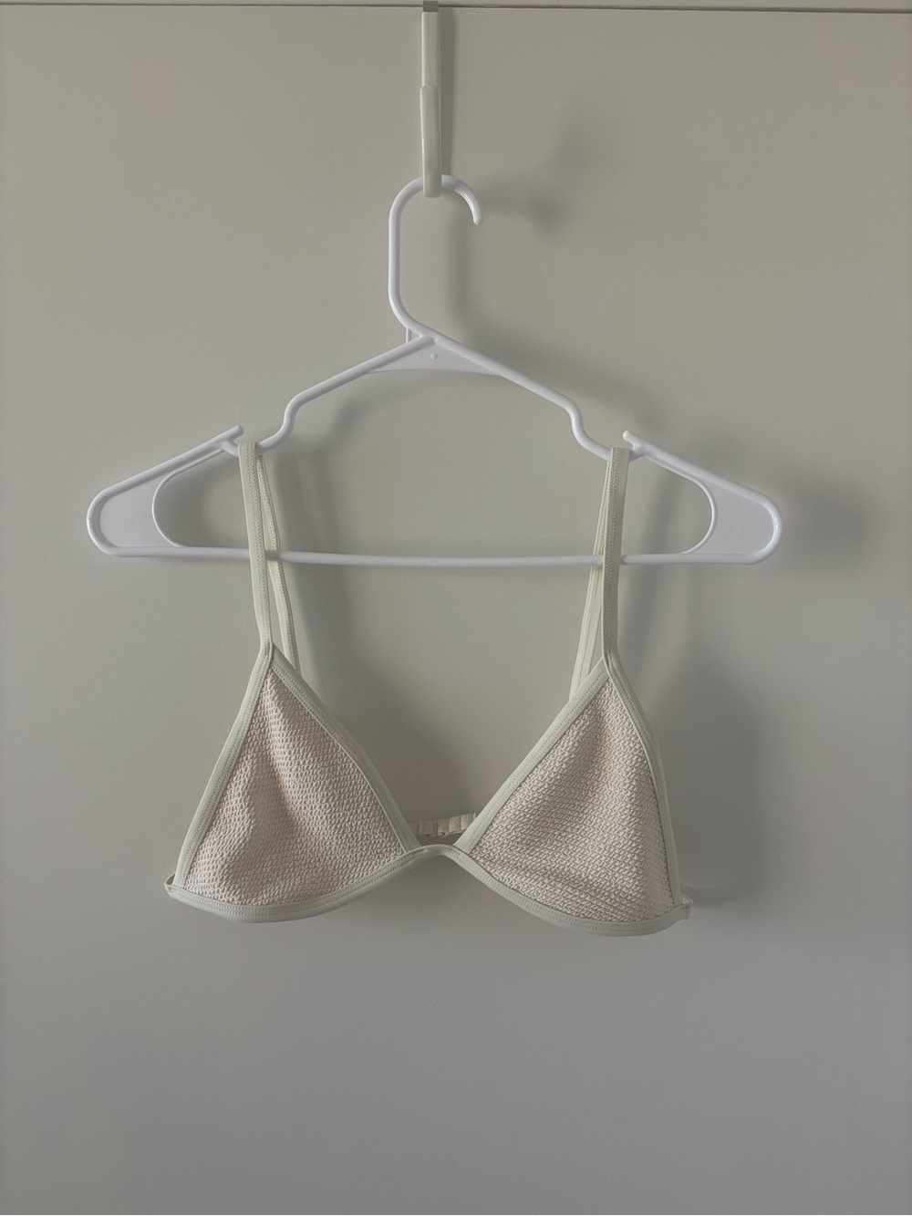 PacSun Off-White Triangle Bikini Top